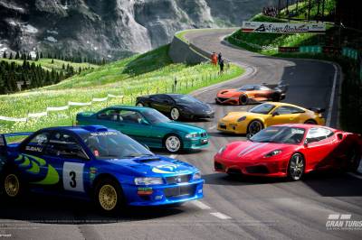 Feil i Gran Turismo 7 sender biler ut i verdensrommet